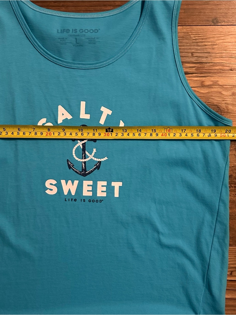 Women’s Life is Good Tank Top. - Picture 3 of 5